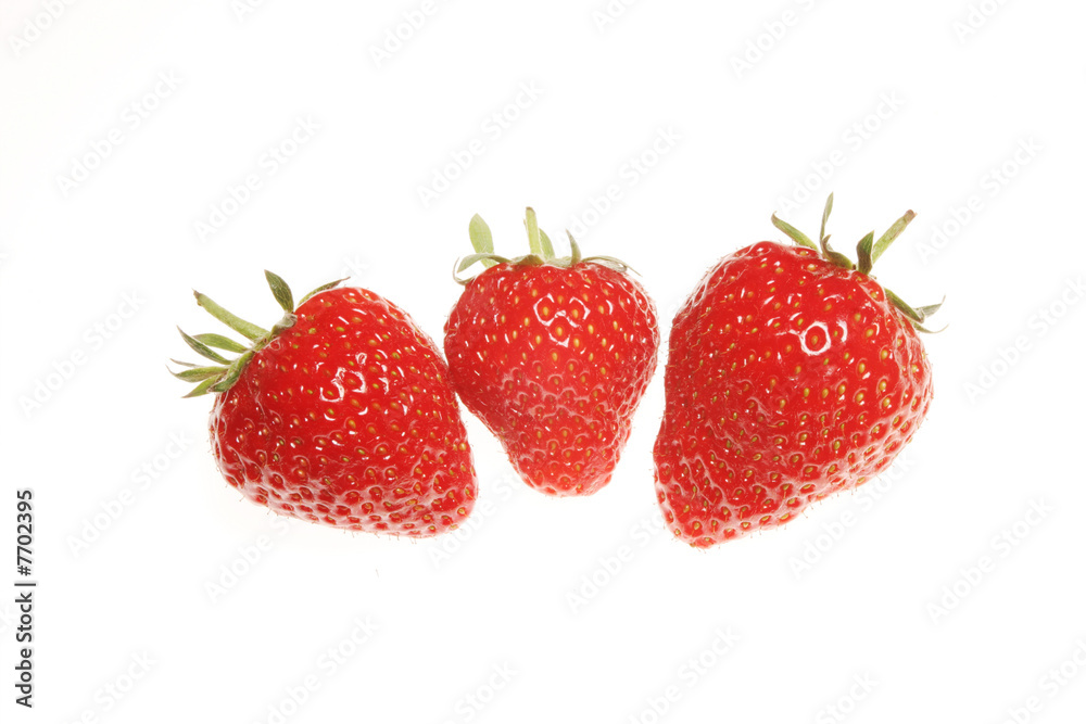 Three stawberries Three stawberries