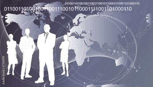 fond business et équipes de cadres dynamiques