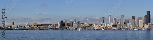 Panoramic view of waterfront Seattle, Washington © Natalia Bratslavsky