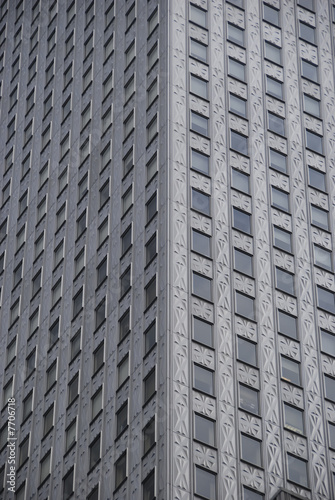 Close up view on office building