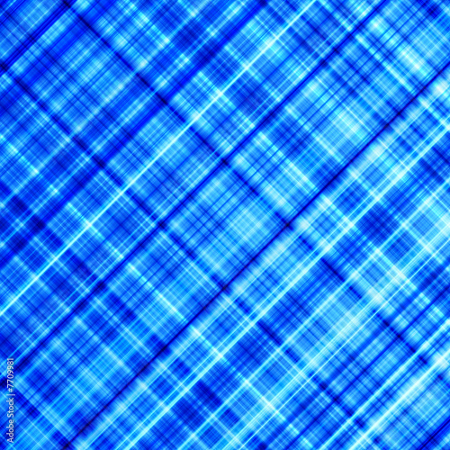 Vibrant blue and cyan diagonal lines abstract background.
