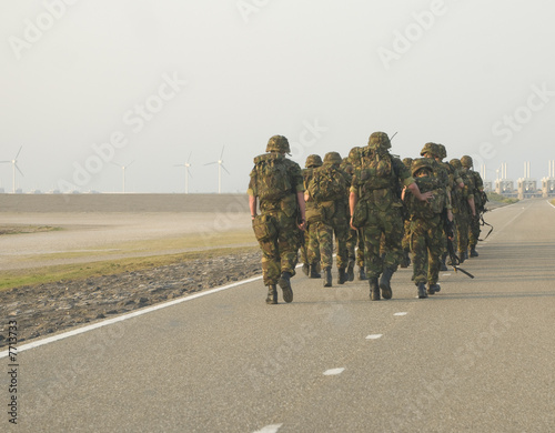 marching soldiers
