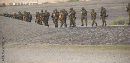 marching soldiers