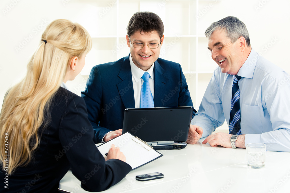 Fototapeta premium Business group at work