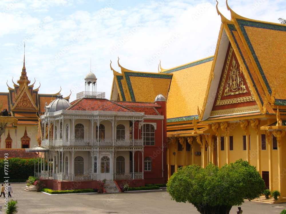 Obraz premium silver pagoda - Cambodia