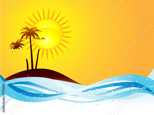 Summer scene