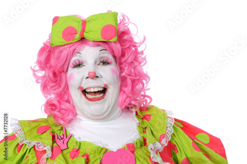 Fototapeta Naklejka Na Ścianę i Meble -  Clown Laughing