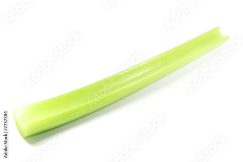 Celery Isolated on White Background