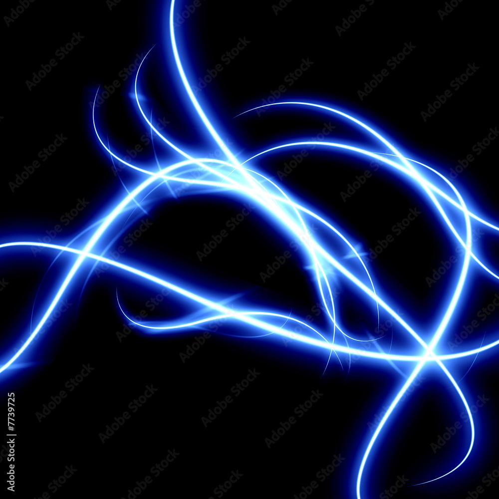 abstract blue line