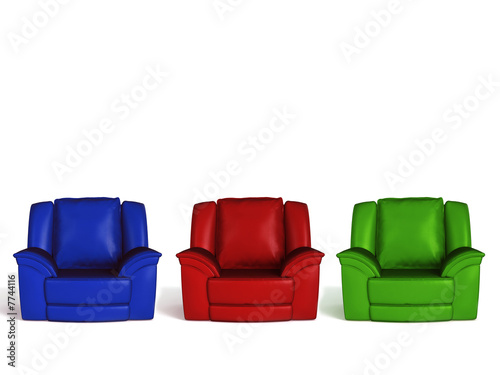 3  armchairs