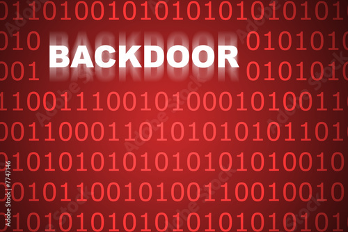 Картината върху платно Backdoor Abstract Background