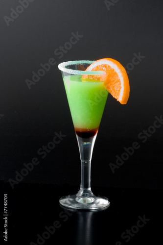 cocktail orange menthe