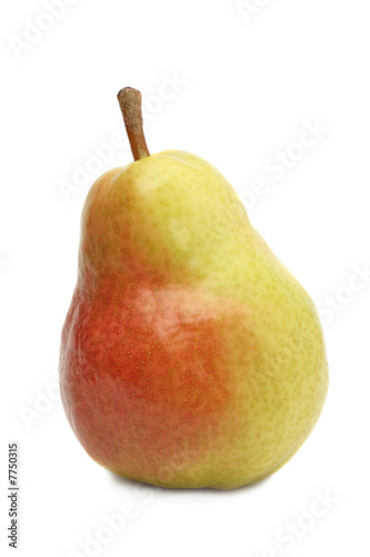 Red and yellow pear