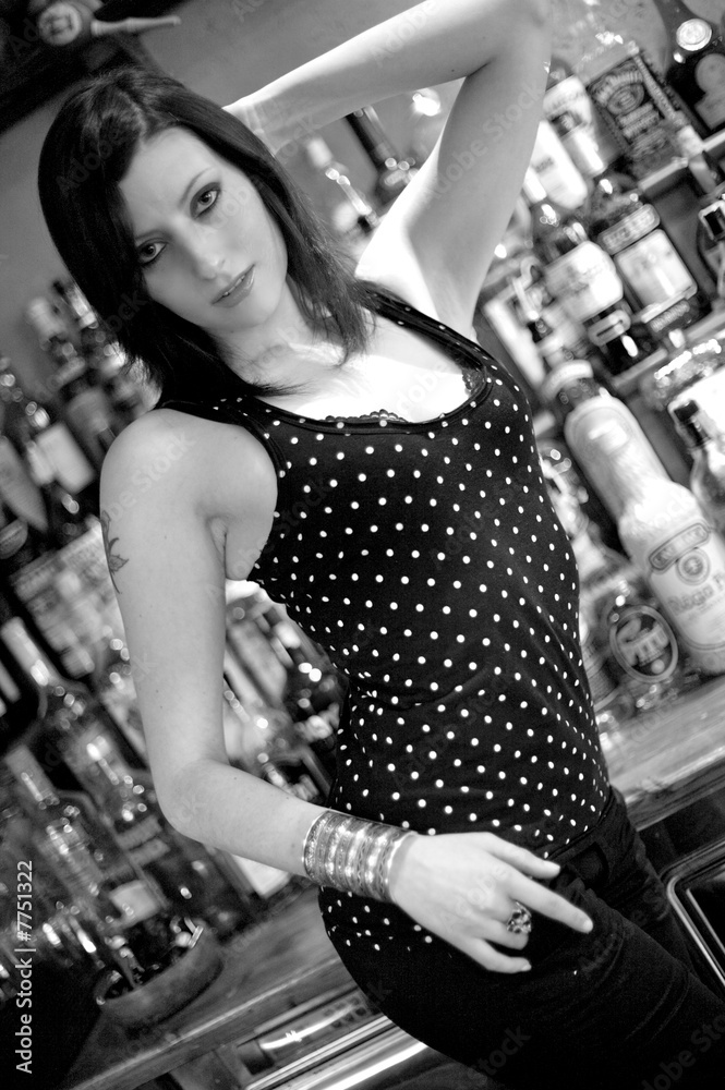 Fototapeta premium Portrait B&W 3