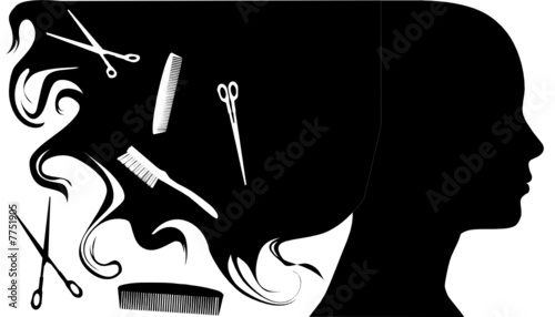 Hair Style Beauty Salon Background A