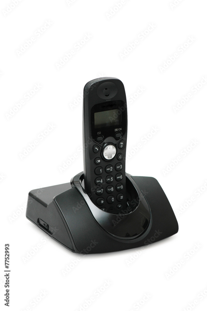 Office phone isolated on the white background Office phone isolated on the white background