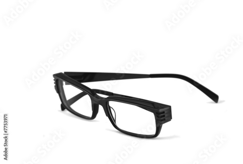 Spectacles on white background