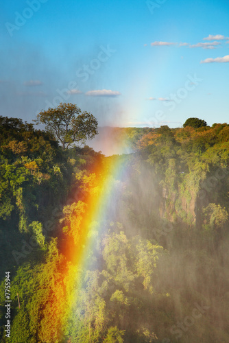 Rainbow over Victoria Falls