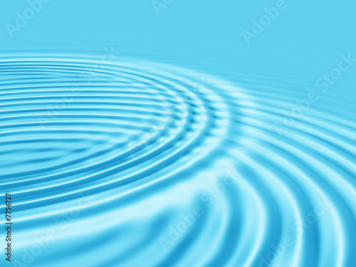 Abstract blue water background.