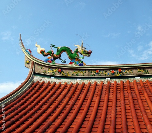 Decorated Temple Roof