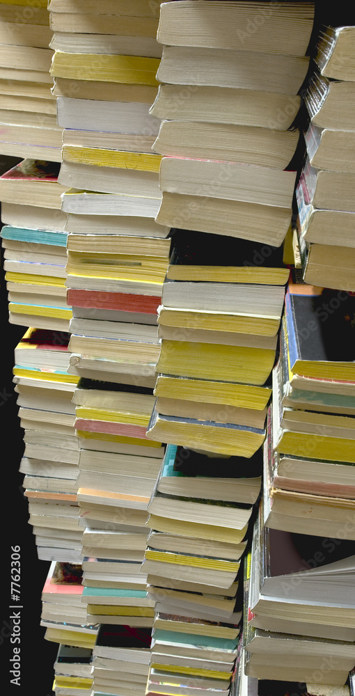 Stacks of Used Paperback Books Stacks of Used Paperback Books