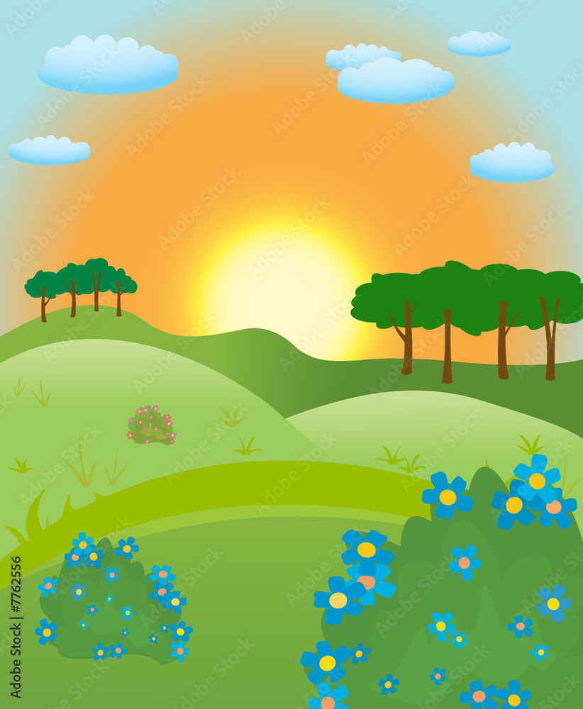 Obraz premium sunrise scene