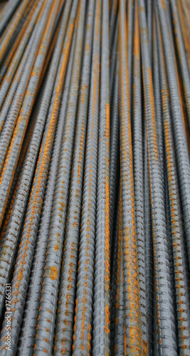 Obraz na płótnie Steel Rods, Rusted w salonie
