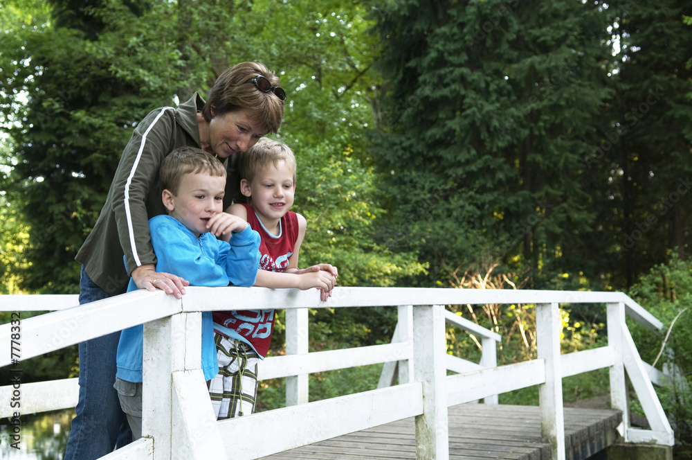 Fototapeta premium On A Bridge