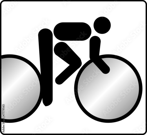 a0271 - Picto COURSE CYCLISTE