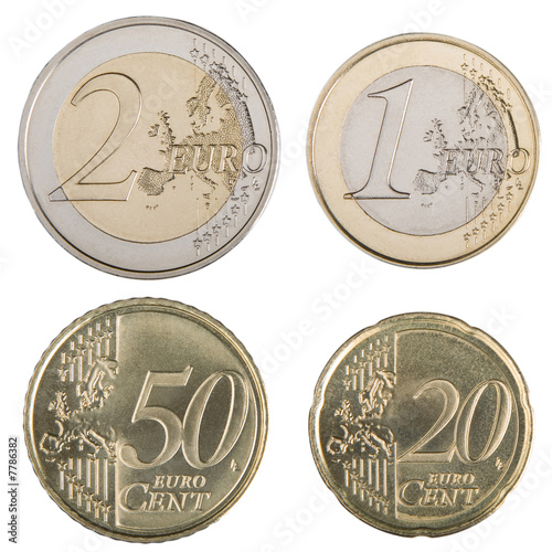 Large Euro Coins photo