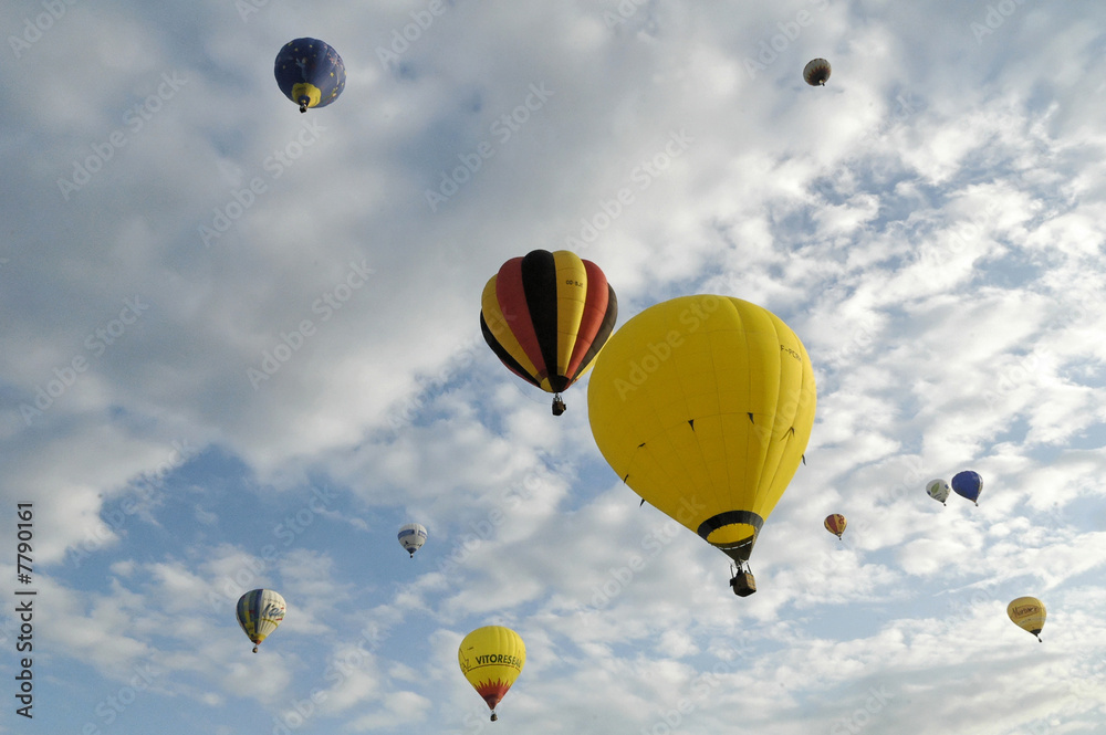 Fototapeta premium montgolfières