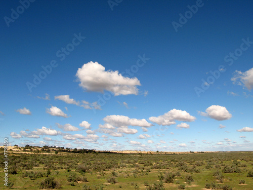 Grassy Plains - Willandra Lakes National Park, UNESCO, Australia photo