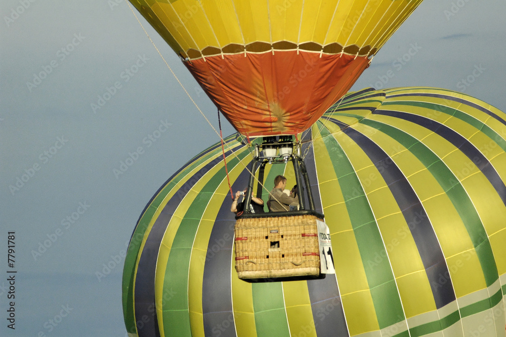 Naklejka premium montgolfières