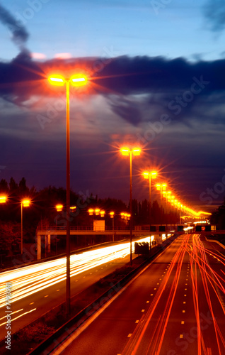 Highway at night. © jeffrey van daele