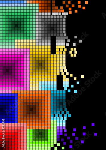 squares colors background ordine photo