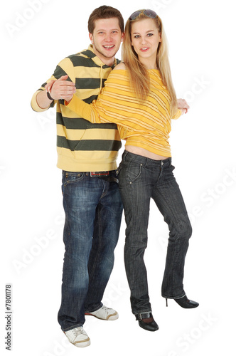 happy smiling couple