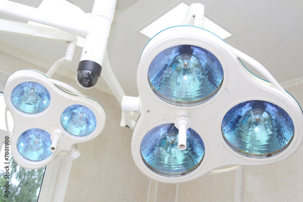 lamp in a surgery room