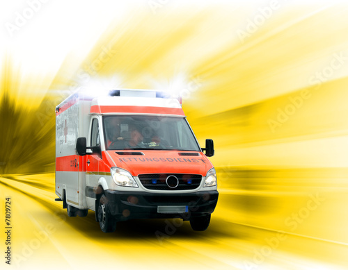 Ambulanz im Einsatz