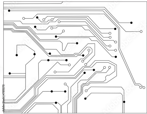 scheme electronic vector