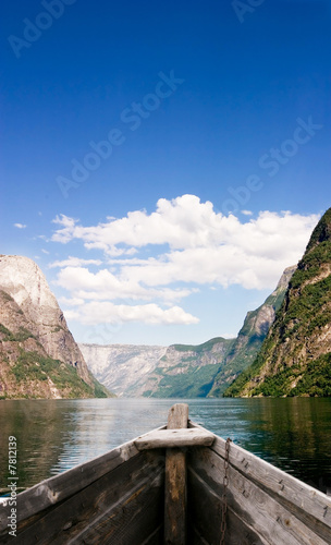 Boat on Fjord