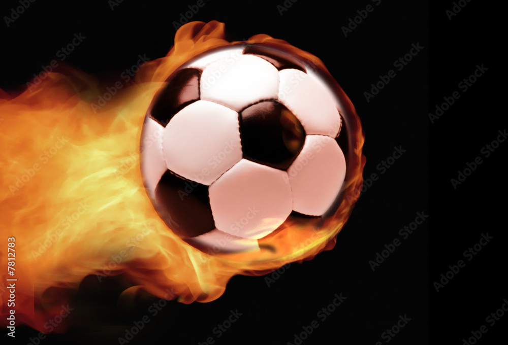 Fototapeta premium ball in fire