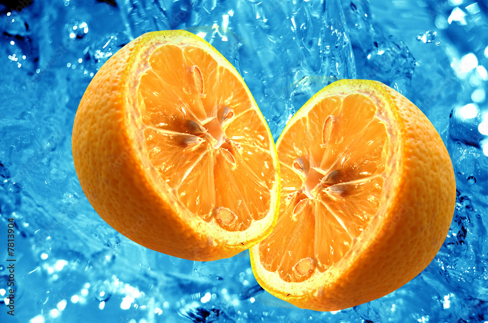 Fresh orange background Fresh orange background