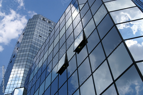 Glass building