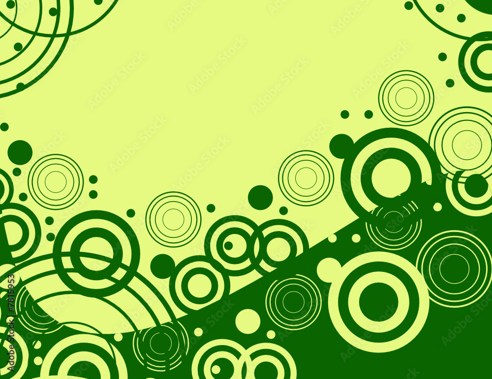green Design retro background