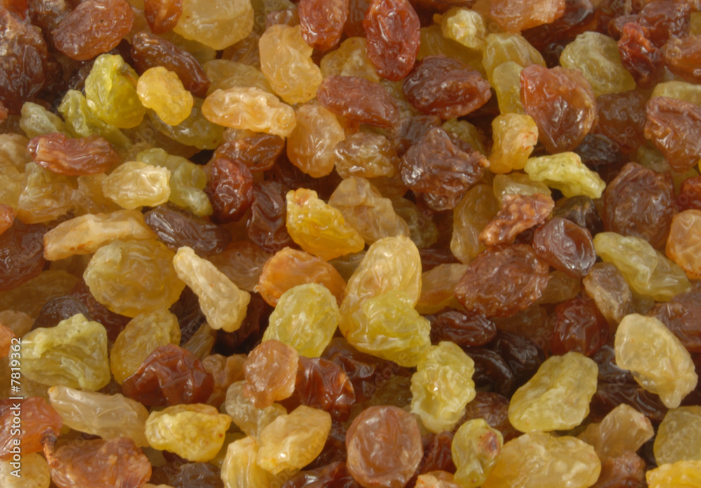 Black and white raisins Black and white raisins