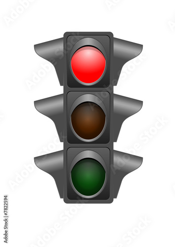 Feux de signalisation - rouge