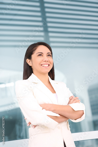 Free Download Pretty Hispanic Woman Outside School - GFXLoad