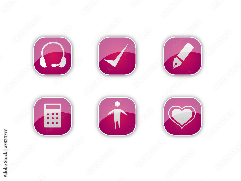 Red Icon Set Red Icon Set