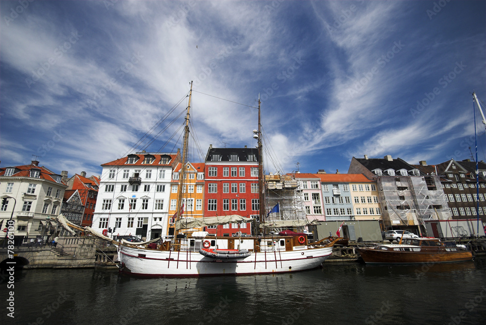 Copenhagen in Denmark – A sunny day in Nyhavn
