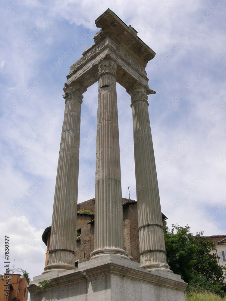 resti di un tempio roma 